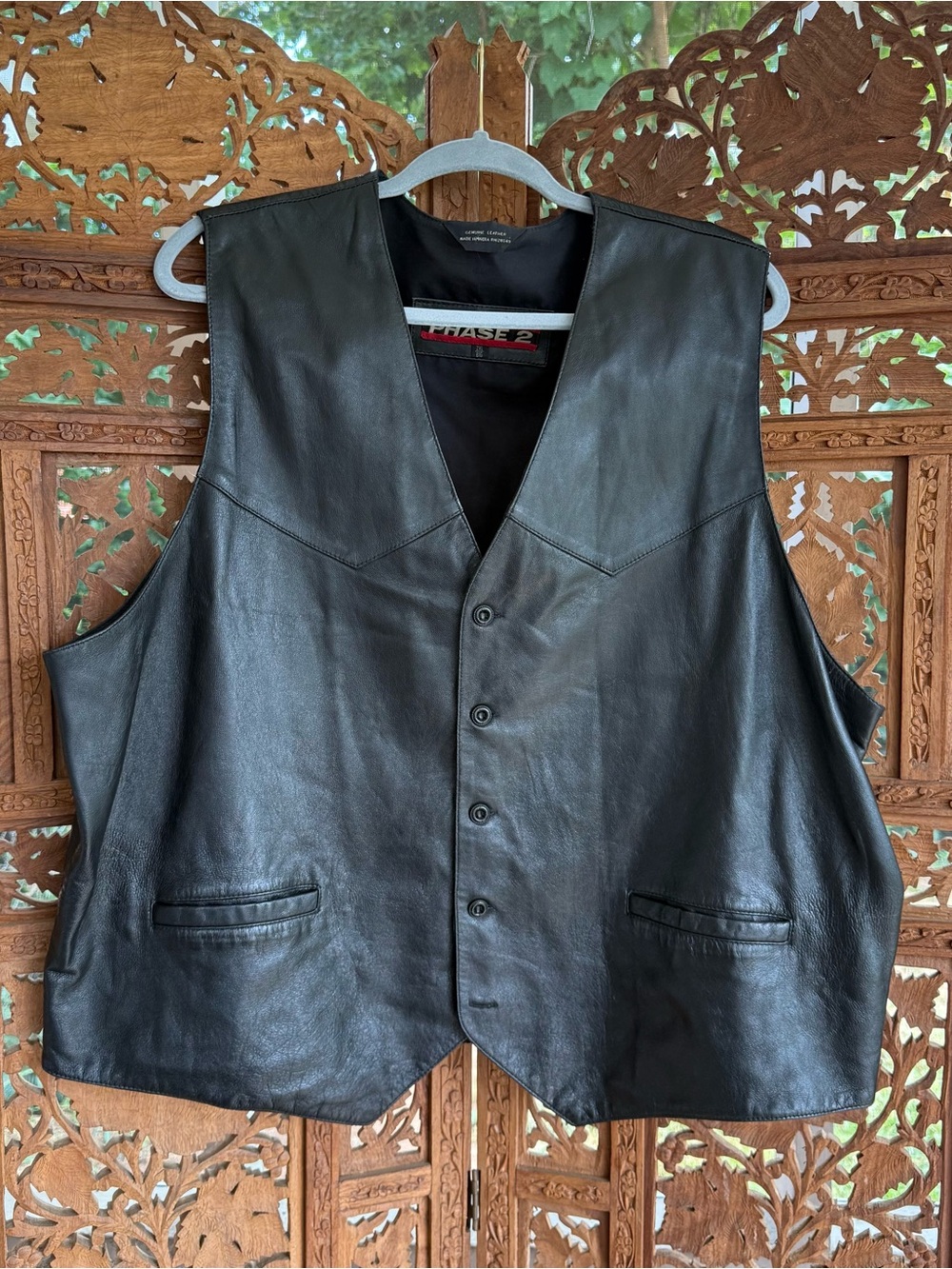 Vintage Leather Vest